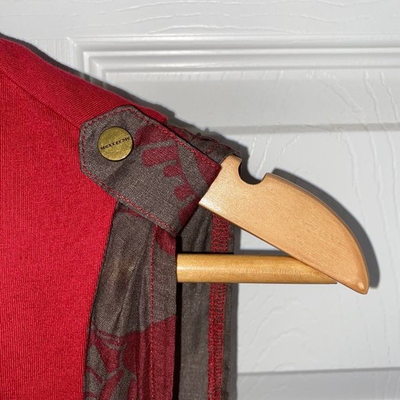 Mexx Summer Top Red and Kaki Small - Picture 3 of 4